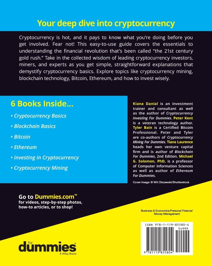 Cryptocurrency All-in-One For Dummies